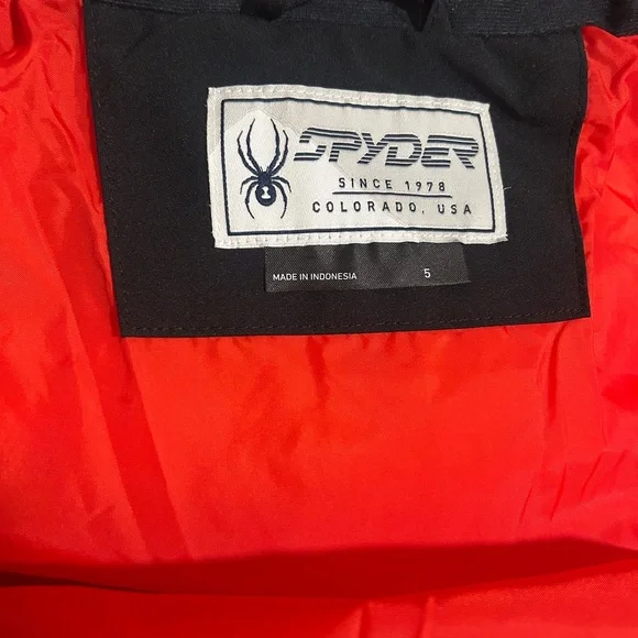 Spyder Red and Gray Kids' Winter Jacket and Pants Set - Picture 8 of 12